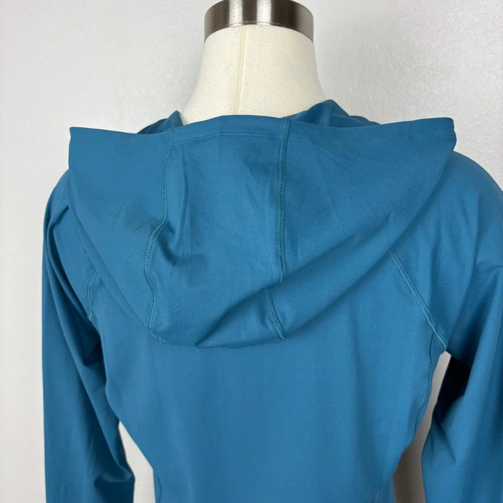 Mountain Hardwear Womens Crater Lake Dress NWT Sz M Baltic Blue Long Sleeve UPF - Picture 9 of 15